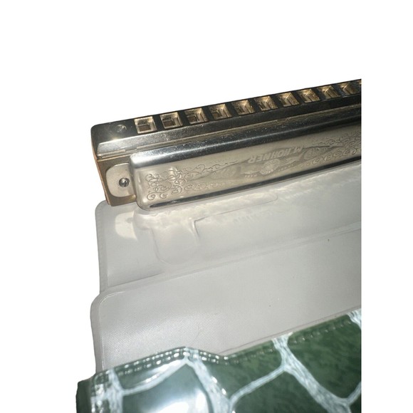 Hohner Super Chromonica 270 Harmonica Key Of G with CASE - Made in GERMANY - Picture 14 of 16
